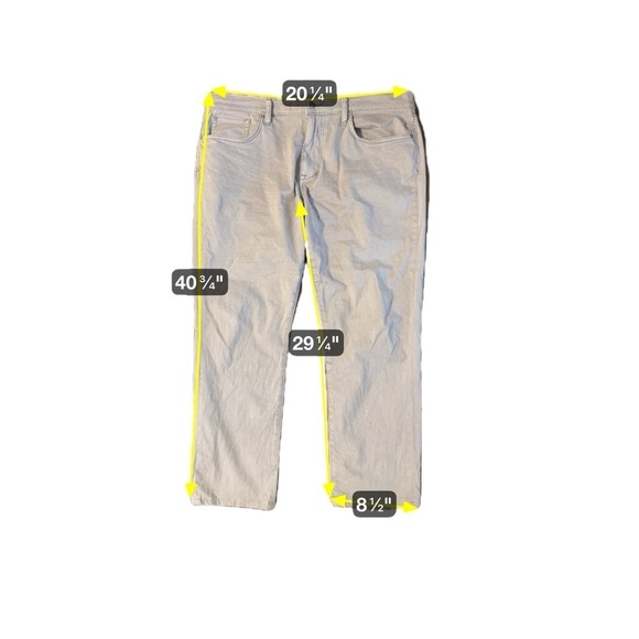 Joes Pants Men’s 38 Beige The Brixton Straight Narrow Trouser Stretch Preppy - Picture 4 of 12